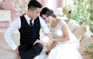 Ảnh cưới tuyệt đẹp của hậu vệ Văn Long