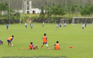 Video: U19 Việt Nam phô diễn kỹ, chiến thuật trên sân tập