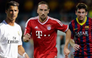 Ribery còn lâu mới đạt đến đẳng cấp như Ronaldo và Messi