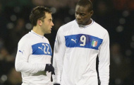 HLV Prandelli hài lòng với cặp Balotelli - Rossi