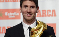 Ngày mai, Messi nhận Chiếc giày vàng 2012/13