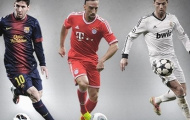 'Qua mặt Ribery và Messi, Ronaldo tiến gần đến Bóng vàng'