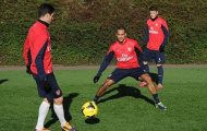 Chùm ảnh: Henry trở lại ăn tập cùng Arsenal