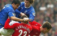 Video: Màn va chạm nóng rực trận derby Everton và Liverpool vùng Merseyside