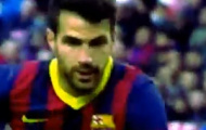 Video: Fabregas sút phạt 11m nâng tỉ số 2-0 (Barcelona - Granada)