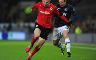 Video: Wayne Rooney đá nguội tiền vệ Jordon Mutch của Cardiff City