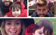 Pique và Shakira rủ nhau đi xem bóng rổ
