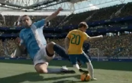 Video: Neymar, David Luiz được Rô 'béo' cổ vũ thi đấu với... người khổng lồ