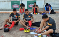 Chùm ảnh U23 Việt Nam miệt mài luyện quân tại Myanmar