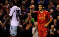 Luis Suarez tiếp tục nổ súng, Liverpool đoạt ngôi nhì bảng của Chelsea
