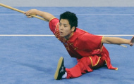Sự cố wushu: Đang thi đấu, võ sĩ Nguyễn Mạnh Quyền bị gãy côn