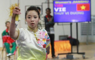 VĐV wushu xinh đẹp trên sàn đấu SEA Games 27