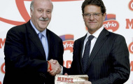 Del Bosque cắp sách học Capello