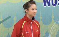 Video: Thuý Vi lên bục nhận huy chương bạc SEA Games 27 nội dung thương thuật
