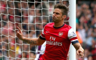 Giroud hài lòng với chính sách xoay vòng của Arsenal