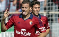 Video: Riera bất ngờ đánh đầu mở tỉ số 1-0 (Osasuna - Real Madrid)