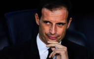 HLV Allegri hài lòng khi cầm hòa Roma