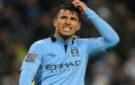 Man City có nguy cơ mất Aguero trong trận đấu với Barcelona