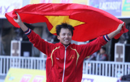 Nguyễn Văn Hùng phá kỷ lục SEA Games nhảy xa ba bước