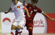 Tuyển futsal nữ thua Thái Lan vì yếu tâm lý
