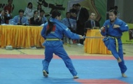 Cặp VĐV vovinam xinh đẹp rớm lệ vì mất HCV