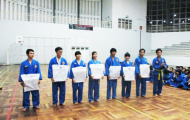 Thi thăng đai CLB Vovinam sinh viên ở Thủ Đức: Tiến bộ cả chất lẫn lượng