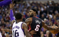 LeBron James ghi 33 điểm, Heat vẫn bại trận trước Sacramento Kings