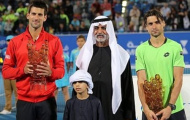 Chùm ảnh: Djokovic rạng rỡ nâng cao cúp vô địch Mubadala World Tennis Championship