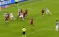 Video Serie A: Bàn thắng nâng tỷ số lên 2-0 của Bonucci (Juventus vs Roma)