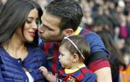 Bồ già và con gái tới sân cổ vũ Fabregas