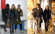 Puyol đi dạo với bà bầu sắp sinh