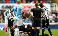 Nasri dính chấn thương đầu gối nghiêm trọng