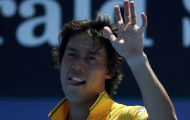 Kei Nishikori và HLV Michael Chang ghi điểm đầu tiên