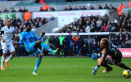 Swansea 1-3 Tottenham: Adebayor rực sáng