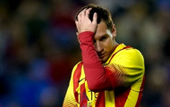 Messi than vãn về trận hòa Levante
