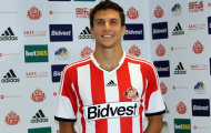 Sunderland chắp vá hàng thủ bằng 'hàng cho mượn' Vergini