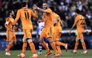 Real Madrid thắng tối thiểu trước Espanyol lượt đi cúp nhà Vua