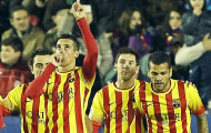 Barca ngược dòng Levante nhờ hattrick của Tello