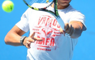 Chùm ảnh: Nadal cật lực tập luyện trước trận đại chiến Federer