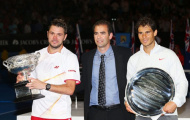 Chùm ảnh: Wawrinka rạng rỡ nâng cúp sau chiến tích đánh bại Nadal