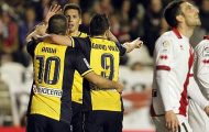 Atletico vượt qua Vallecano trong trận cầu nhiều bàn thắng