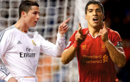 Ronaldo san bằng cách biệt với Suarez