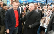 Beckham diện quần áo bảnh bao đi xem bóng rổ