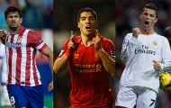 Suarez lại dẫn đầu cuộc đua Chiếc giày vàng
