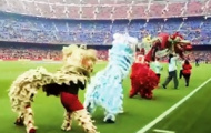 Video: Barca tổ chức múa lân tại Nou Camp dịp Tết Âm lịch 2014