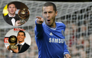 Vừa nổi danh, Hazard đã tự sánh ngang Messi và CR7