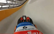 Video cận cảnh môn trượt lòng máng nguy hiểm tại Sochi