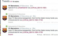Tài khoản Twitter của Barca bị hacker “làm loạn'