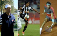 Nadal thách thức 'siêu hổ' Tiger Woods, Ronaldinho