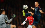 Điểm báo quốc tế ngày 23/02: Vì Arsenal, Robben như “con chó cùng đường”